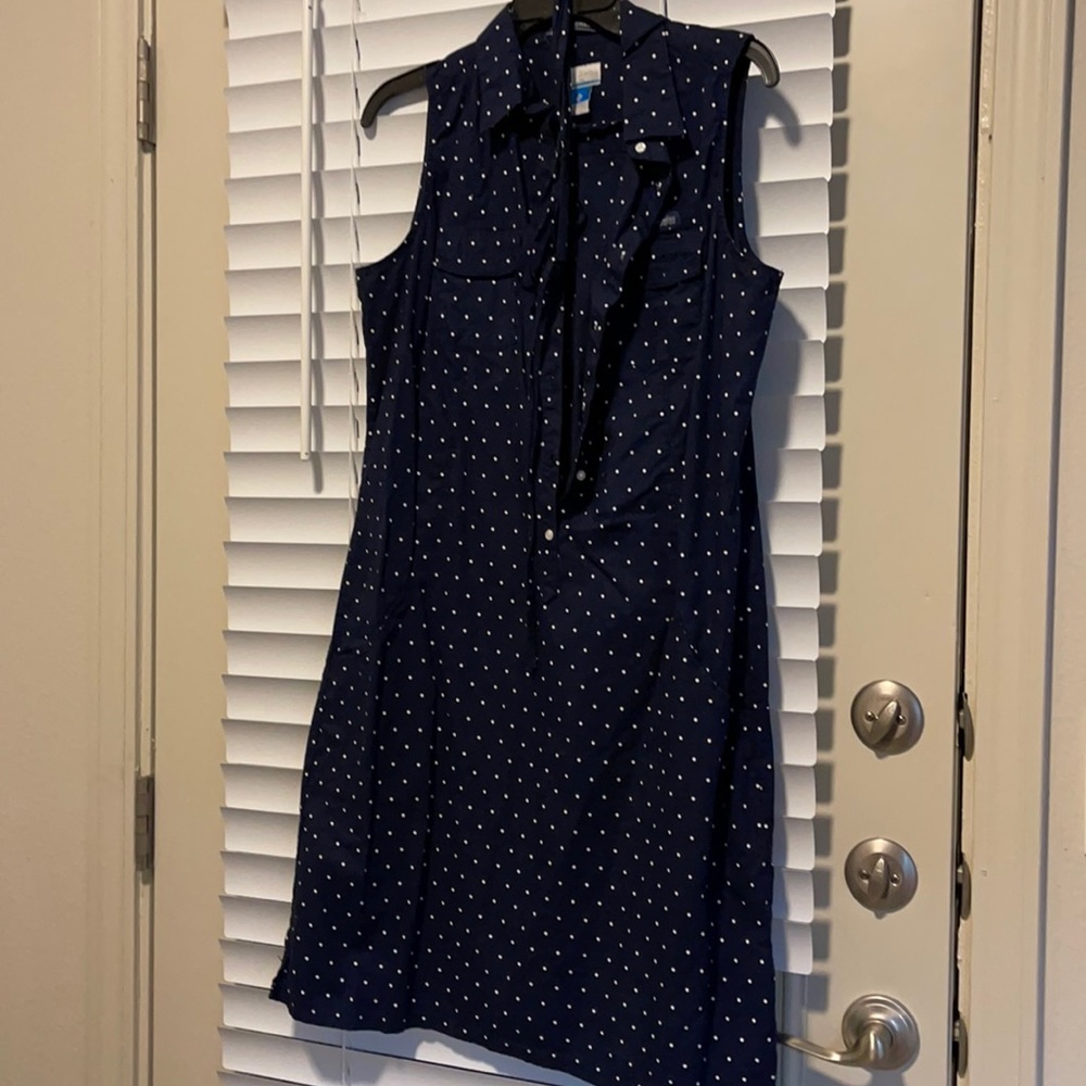 Columbia button down dress with pockets